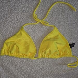 Yellow Bikini Top